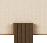 Reeded Bracket Leg